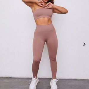 *2-pc Set* SetActive Leggings & one-shoulder bra
